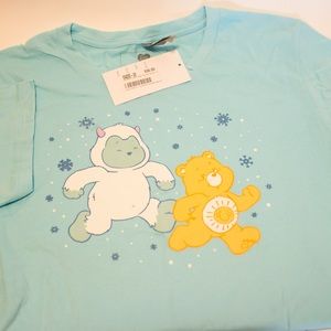 Unique Vintage Yeti Care Bare Blue Shirt